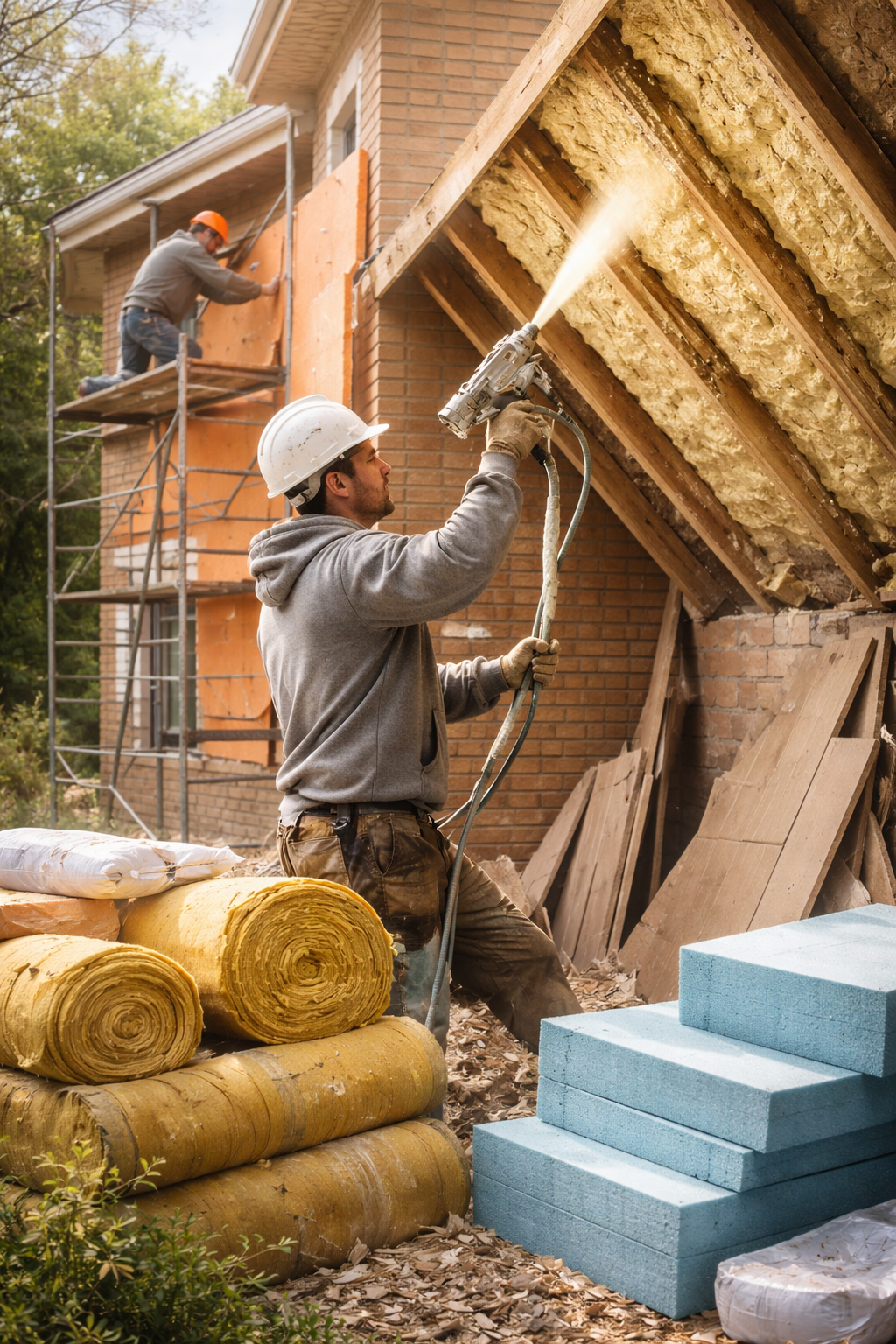 Утепление домов в Усть-Лабинске под ключ от 4291 руб/м2 | Профессионально — ТепломастерУлб