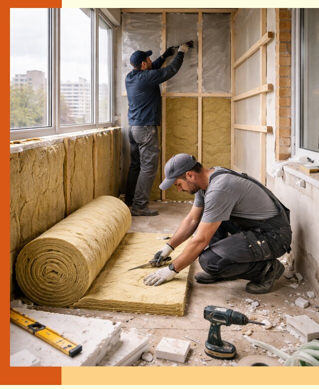 Утепление балкона под ключ в Устях-Лабинске качественно и быстро